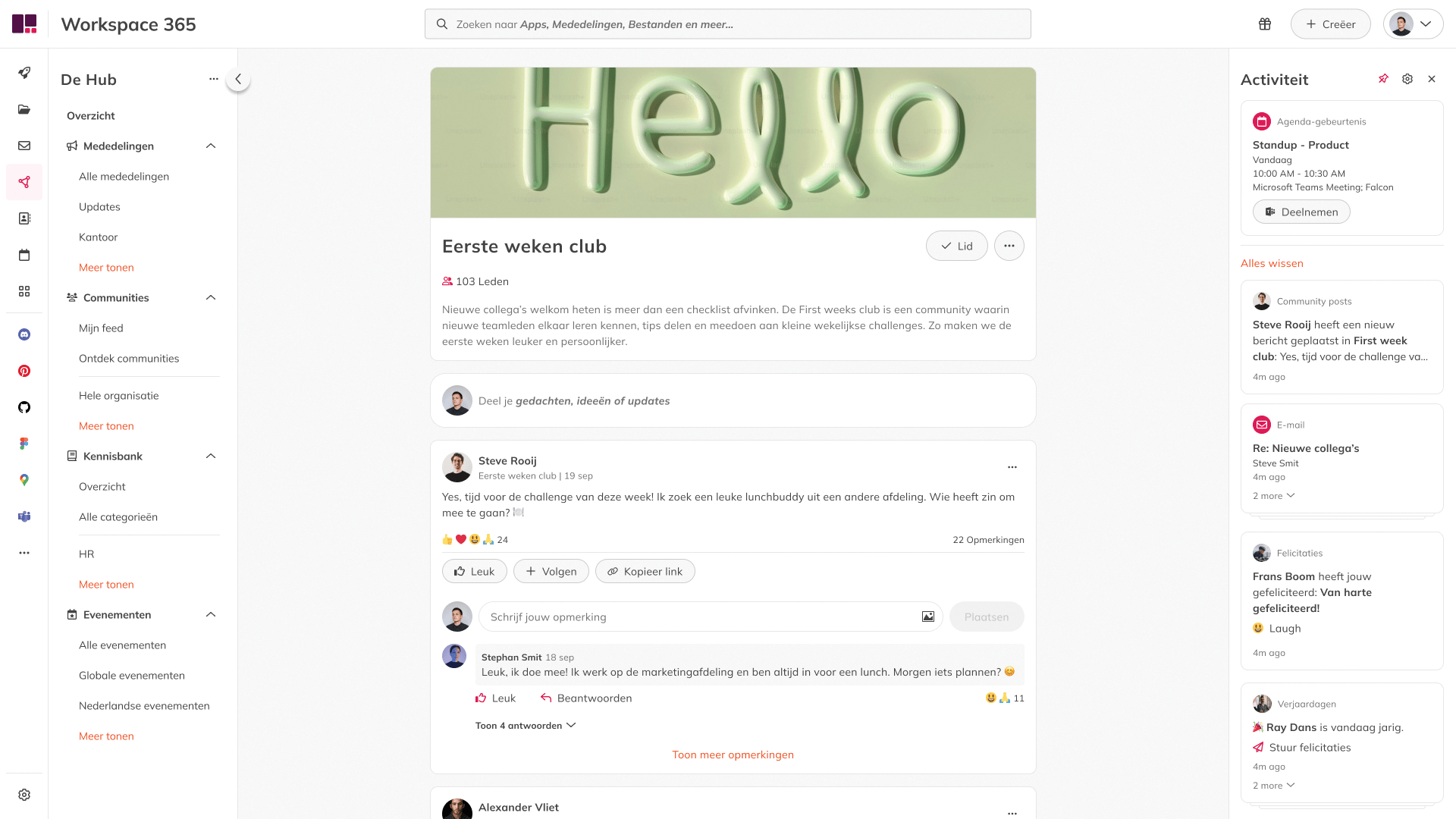 First week clubs NL-1