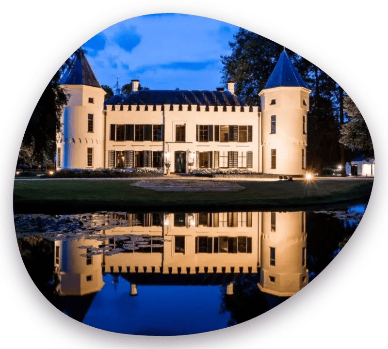 Landgoed De Salentein in de avond