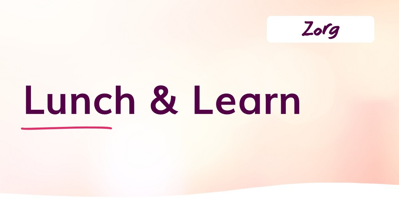 lunch en learn zorg